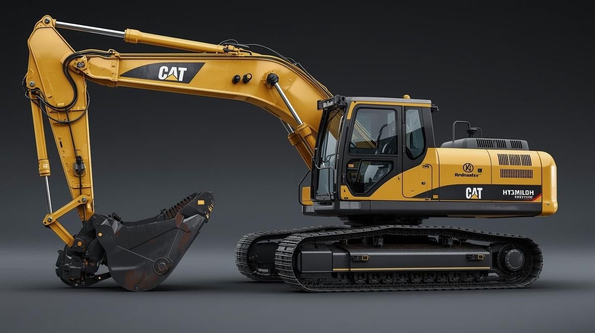 Excavadora de cadenas Caterpillar 320D con brazo articulado